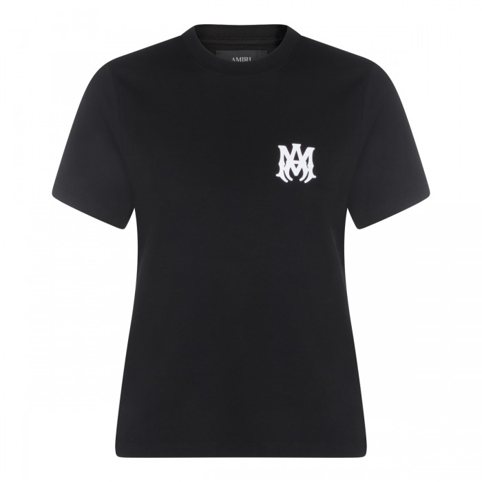 BLACK COTTON T-SHIRT