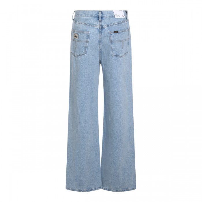 LIGHT BLUE COTTON JEANS 2