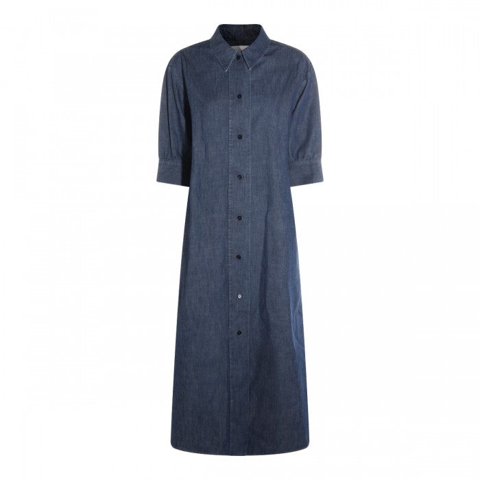 BLUE COTTON DRESS