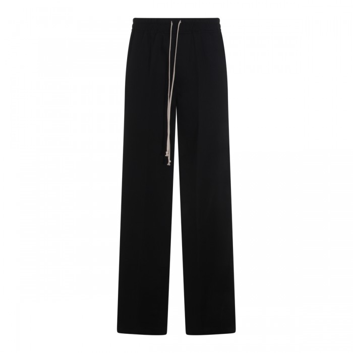BLACK WOOL PANTS