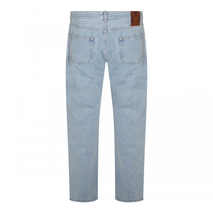LIGHT BLUE COTTON JEANS 2