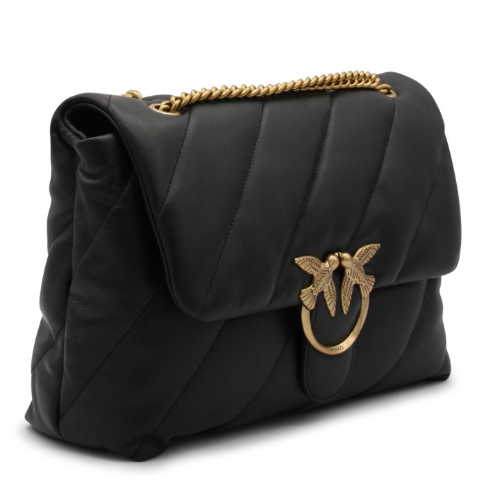 BLACK LEATHER LOVE BIG PUFF... 2