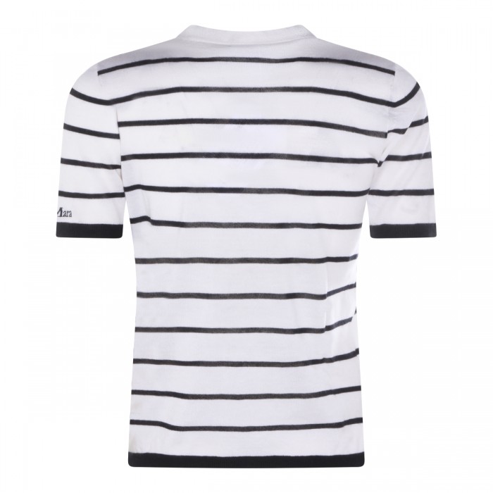 WHITE AND BLUE WOOL BLEND... 2