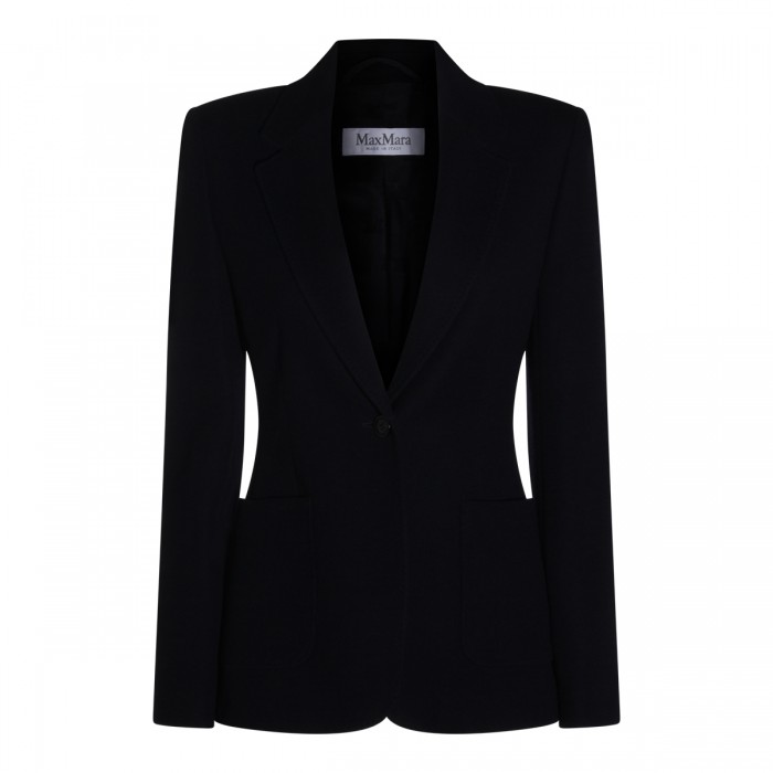 DARK BLUE CASHMERE BLAZER