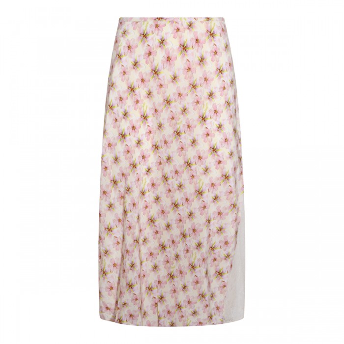 PINK VISCOSE SKIRT