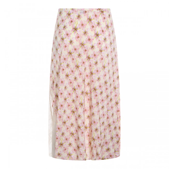 PINK VISCOSE SKIRT 2