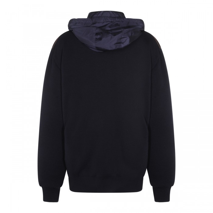 BLUE CASHMERE DOWN JACKET 2