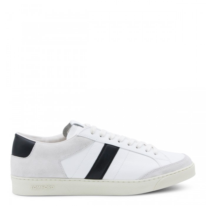 WHITE LEATHER SNEAKERS