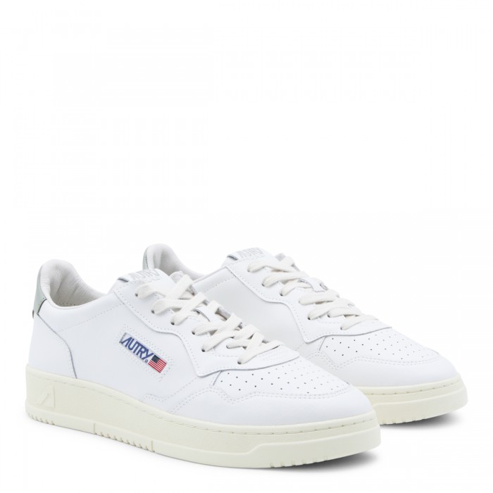 WHITE AND GREY LEATHER... 2