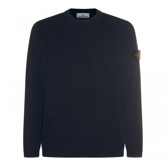 NAVY BLUE COTTON KNITWEAR