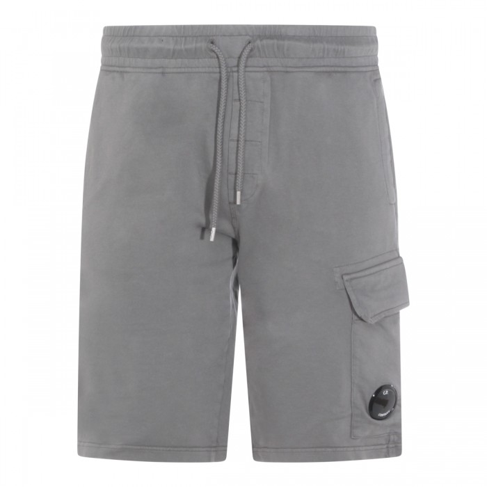GREY COTTON SHORTS