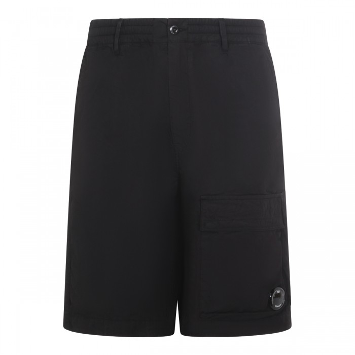 BLACK COTTON SHORTS
