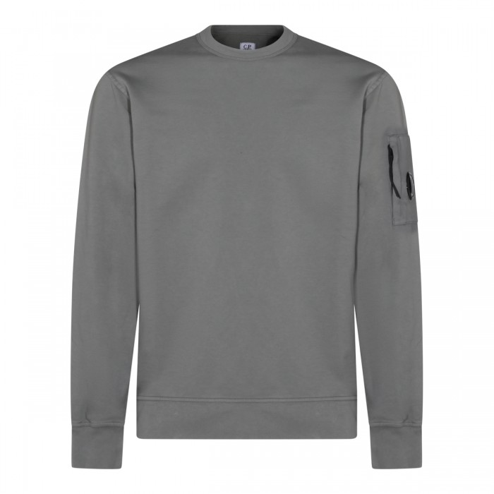GREY COTTON SWEATSHIRT