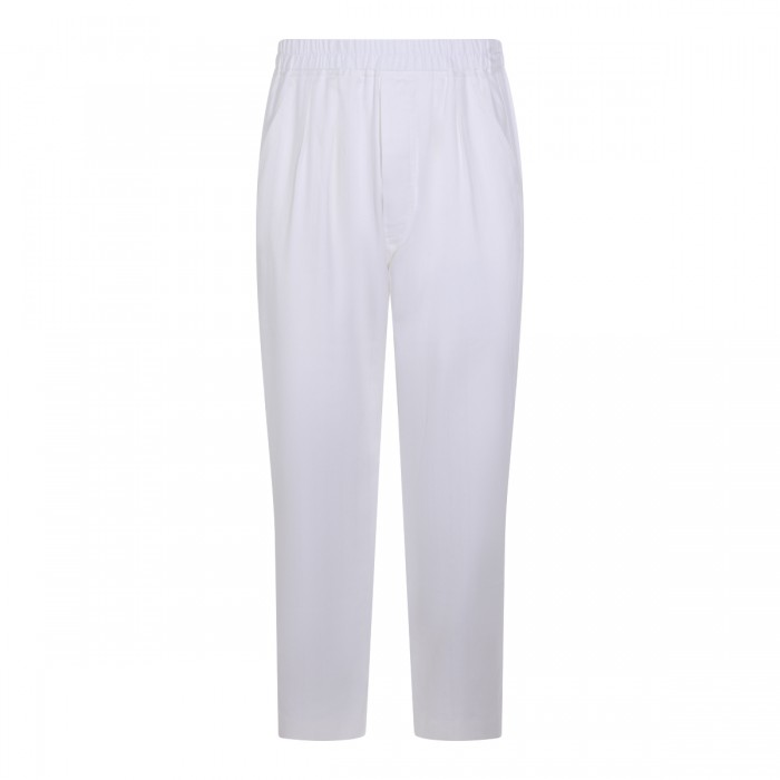 WHITE COTTON PANTS