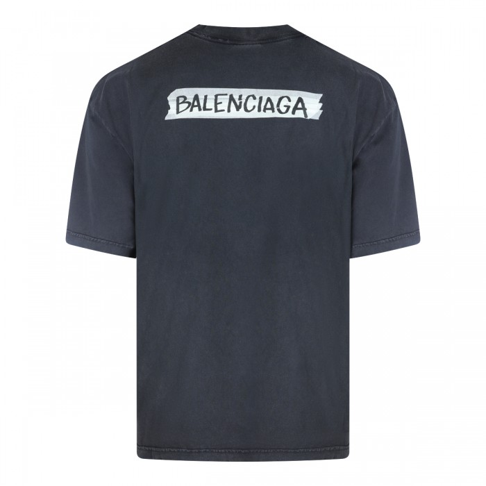 BLACK COTTON T-SHIRT 2