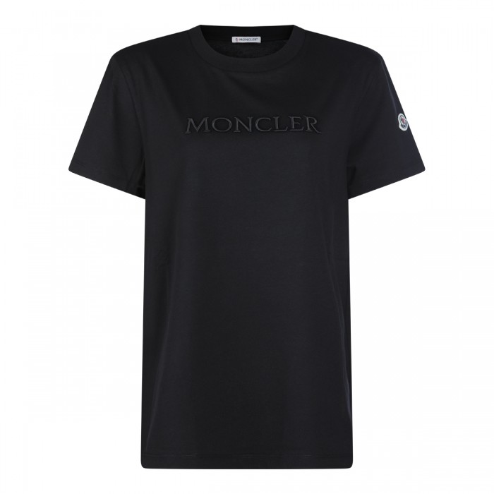 BLACK COTTON T-SHIRT