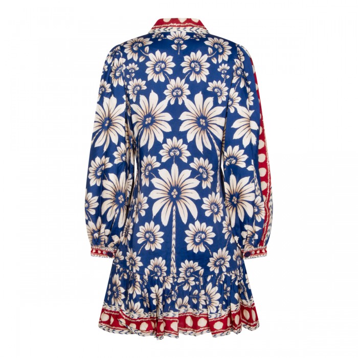 BLUE VISCOSE DRESS 2