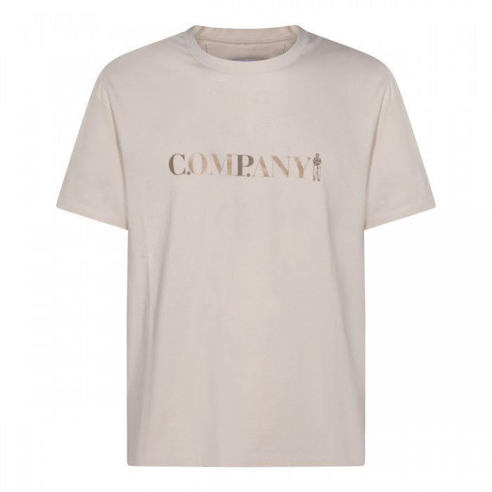 BEIGE COTTON T-SHIRT