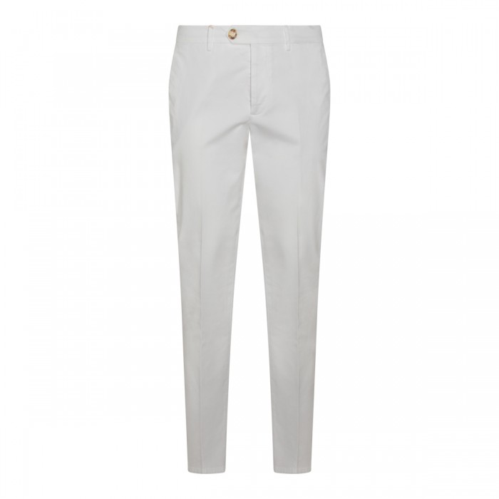 WHITE COTTON PANTS
