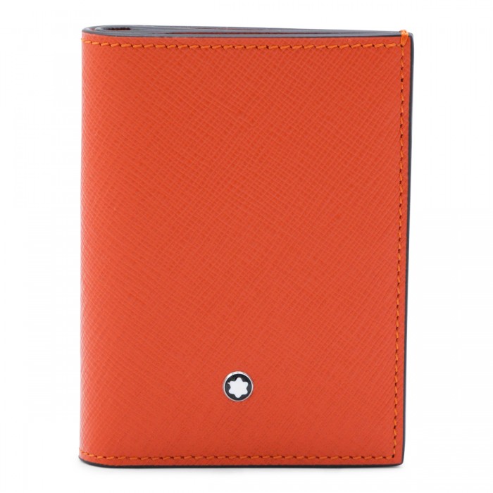 ORANGE LEATHER WALLET