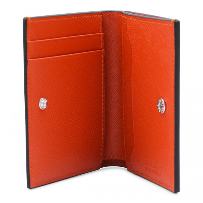 ORANGE LEATHER WALLET 2