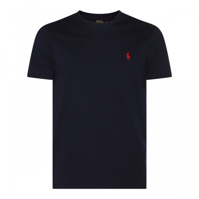 DARK BLUE COTTON T-SHIRT
