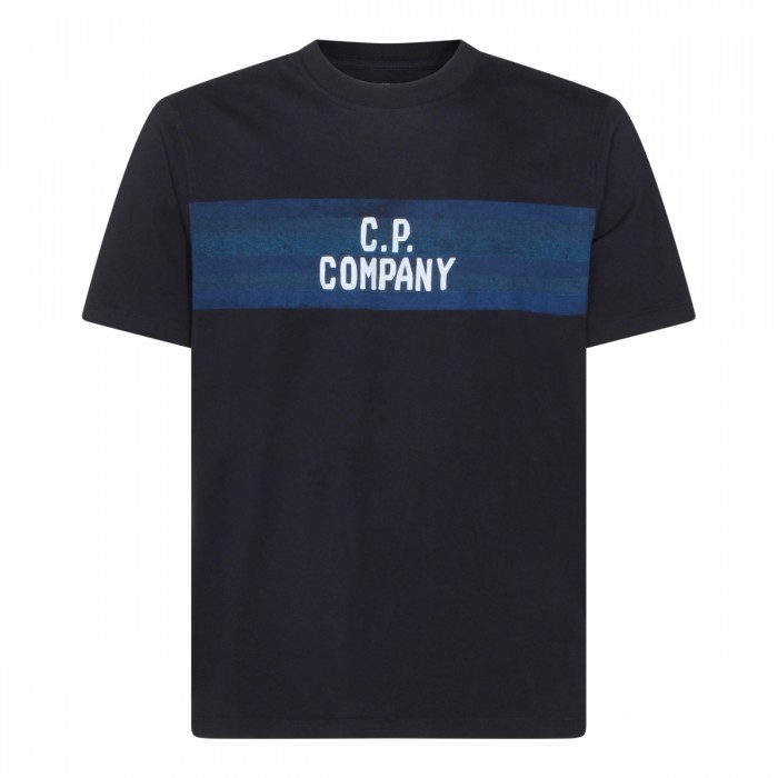 DARK BLUE COTTON T-SHIRT