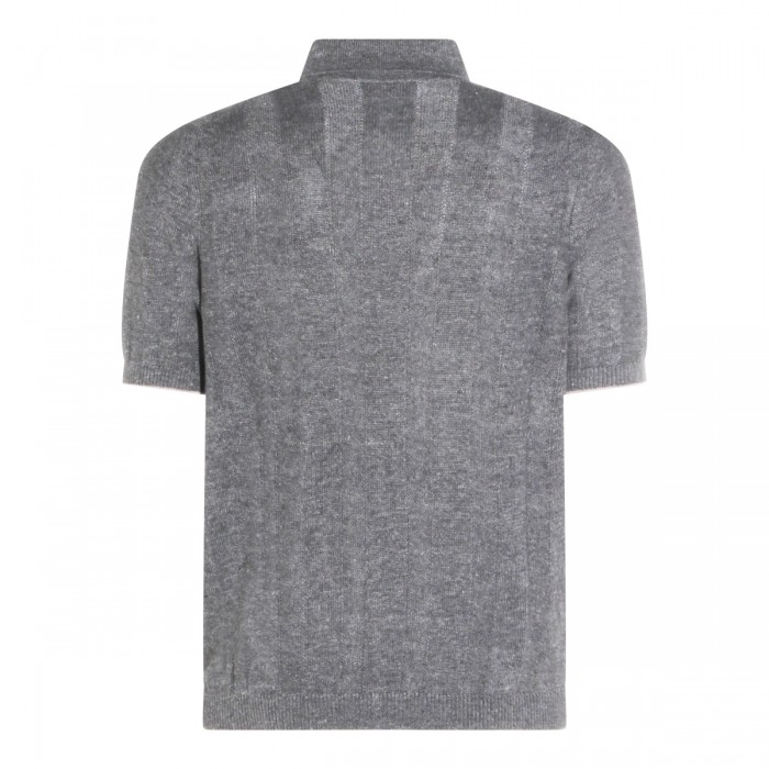 GREY LINEN BLEND SHIRT 2