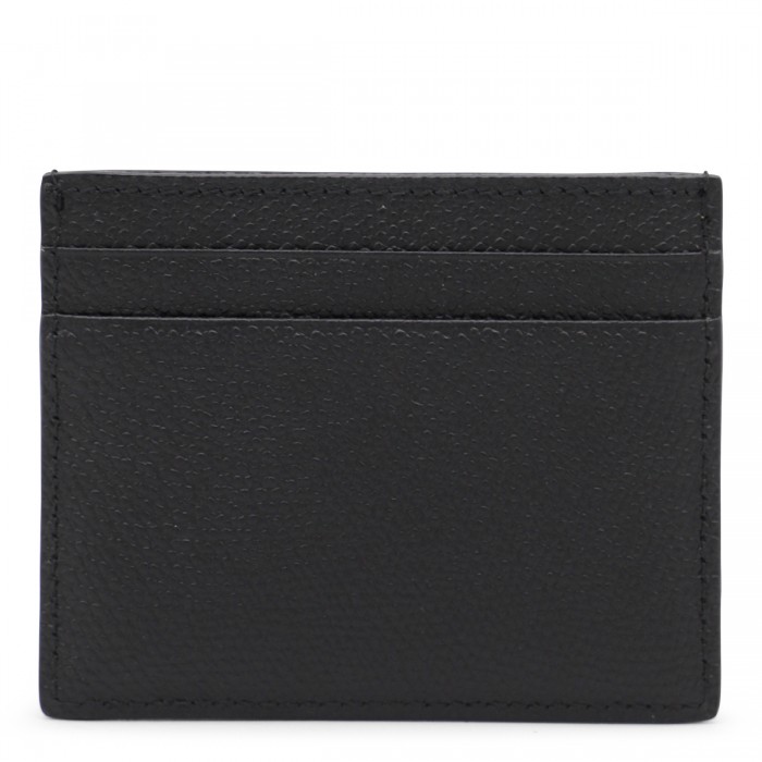 BLACK LEATHER CARD HOLDER 2