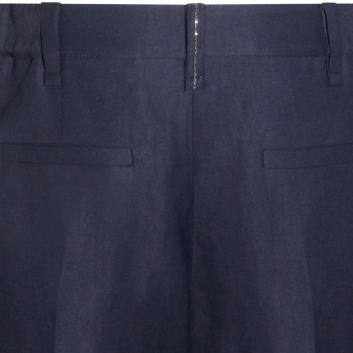 BLUE VISCOSE PANTS 2