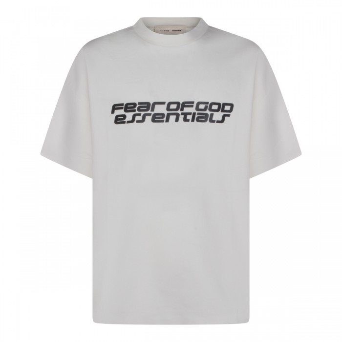 WHITE COTTON T-SHIRT