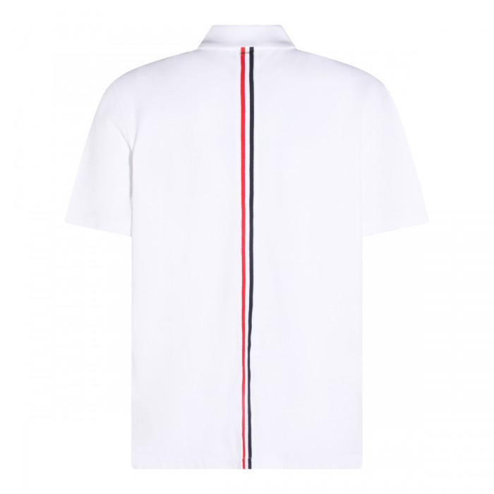 WHITE COTTON POLO SHIRT 2