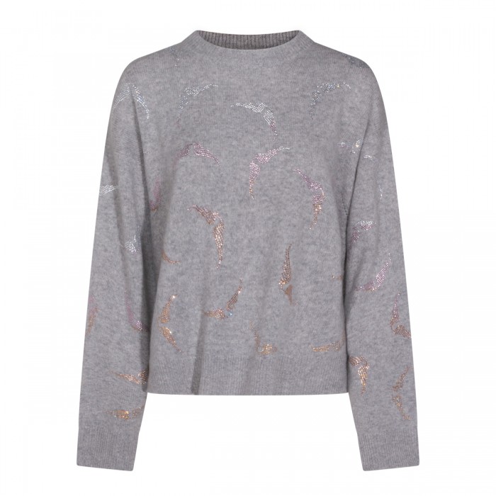 GREY CASHMERE KNITWEAR
