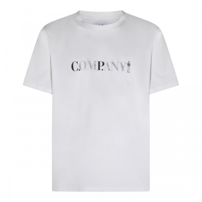 WHITE COTTON T-SHIRT