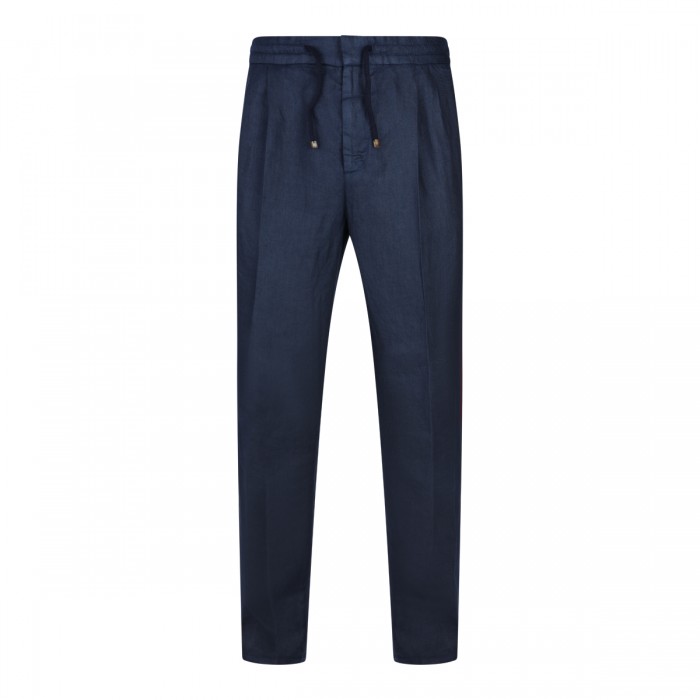 NAVY LINEN PANTS