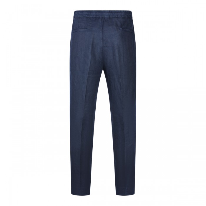 NAVY LINEN PANTS 2