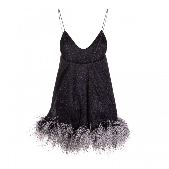 BLACK LUMIERE PLUMAGE DRESS 2