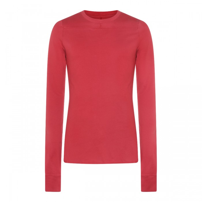 RED COTTON GIRDER KNITWEAR