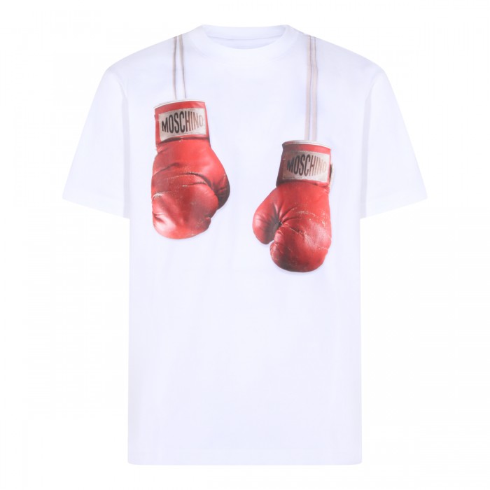 WHITE COTTON T-SHIRT