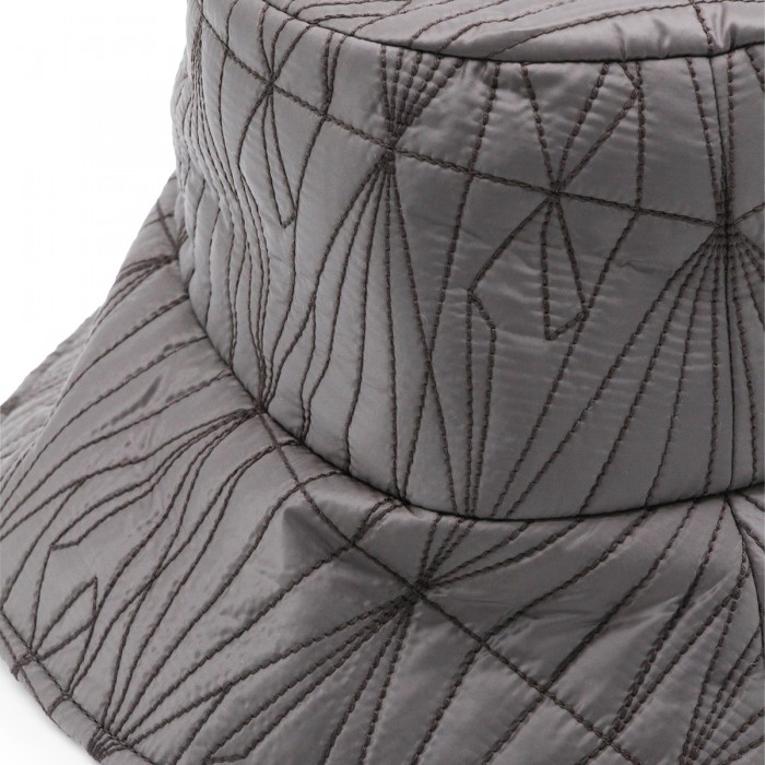 DARK GREY PADDED HAT 2