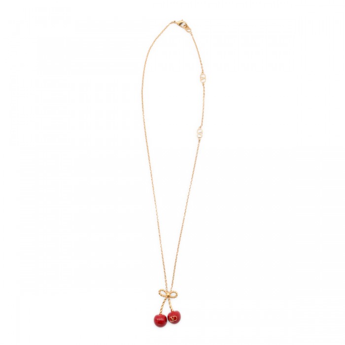 GOLD METAL CHERRYFIC NECKLACE