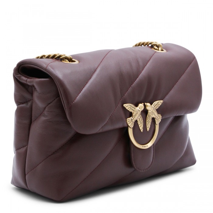 BURGUNDY LEATHER SMALL LOVE... 2