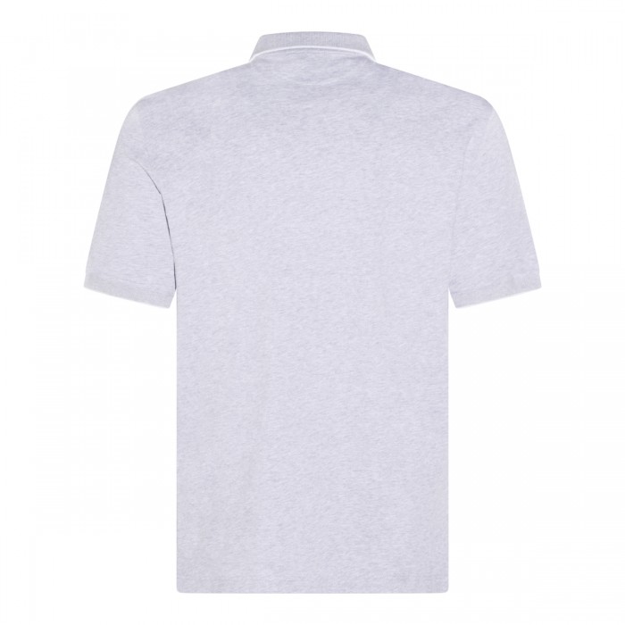 GREY COTTON POLO SHIRT 2