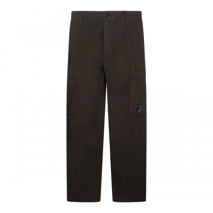 DARK GREEN COTTON PANTS