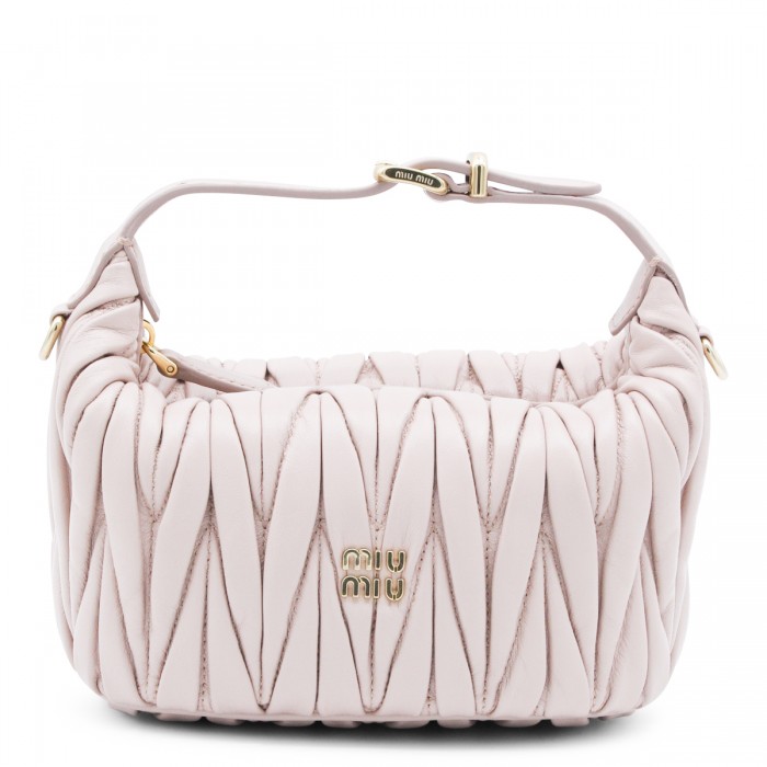 PINK LEATHER MINI BAG