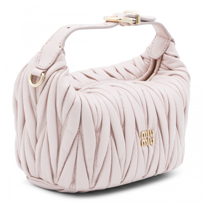 PINK LEATHER MINI BAG 2