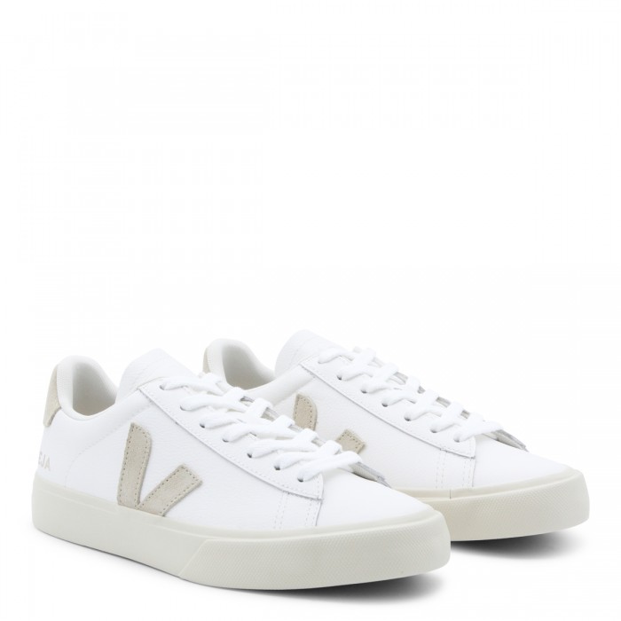 WHITE ALMOND LEATHER CAMPO... 2