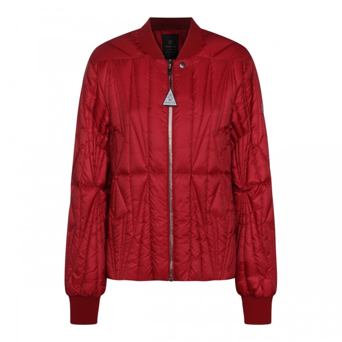 RED GEOCAMO FLIGHT DOWN JACKET