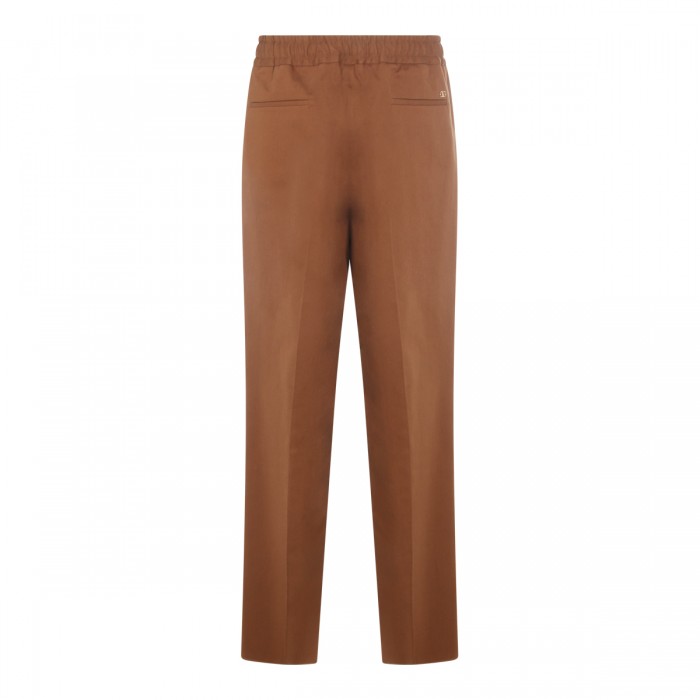 BROWN COTTON PANTS 2