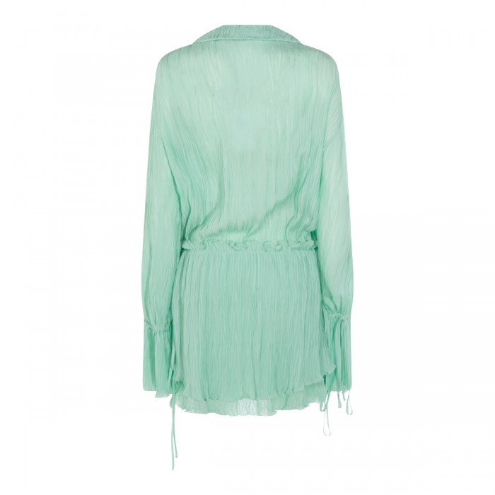 LIGHT GREEN VISCOSE DRESS 2